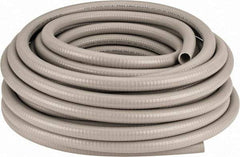 Hubbell Wiring Device-Kellems - 3/4" Trade Size, 100' Long, Flexible Liquidtight Conduit - PVC, 21.1mm ID, Gray - Caliber Tooling