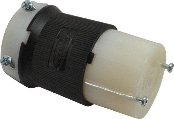 Hubbell Wiring Device-Kellems - 120/208 VAC, 30 Amp, L21-30R Configuration, Industrial Grade, Self Grounding Connector - 3 Phase, 4 Poles, IP20, 0.35 to 1.15 Inch Cord Diameter - Caliber Tooling