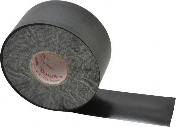 3M - 2" x 100', Black Vinyl Electrical Tape - Series 1100, 10 mil Thick, 25 Lb./Inch Tensile Strength - Caliber Tooling