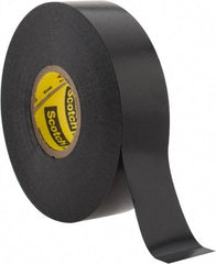 3M - 3/4" x 110', Black Vinyl Electrical Tape - Series 33, 7 mil Thick, Over 1000 V/mil Dielectric Strength, 17 Lb./Inch Tensile Strength - Caliber Tooling