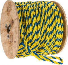 Ideal - 600 Ft. Long, 466 Lb. Load, Polypropylene Rope - 1/2 Inch Diameter, 3,780 Lb. Breaking Strength - Caliber Tooling