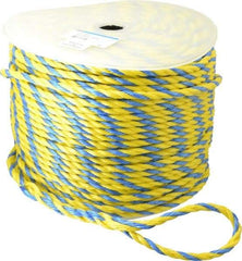 Ideal - 600 Ft. Long, 300 Lb. Load, Polypropylene Rope - 3/8 Inch Diameter, 2,430 Lb. Breaking Strength - Caliber Tooling