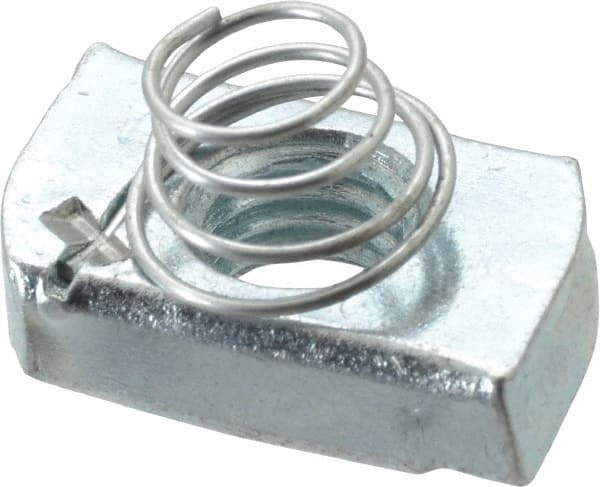 Thomas & Betts - Steel Short Spring Strut Nut - 1/2" Bolt, Used with Thomas & Betts Channel Type B Only - Caliber Tooling