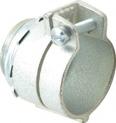 Thomas & Betts - 1" Trade, Malleable Iron Squeeze Clamp Straight FMC Conduit Connector - Noninsulated - Caliber Tooling