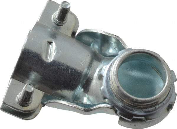 Thomas & Betts - 3/4" Trade, Malleable Iron Squeeze Clamp 90° FMC Conduit Connector - Noninsulated - Caliber Tooling