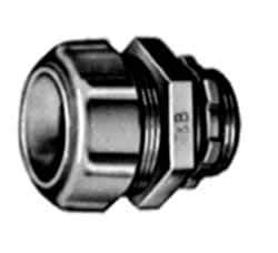 Thomas & Betts - 2-1/2" Trade, Steel Threaded Straight Liquidtight Conduit Connector - Insulated - Caliber Tooling