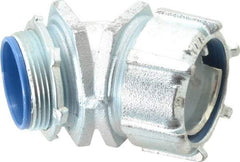 Thomas & Betts - 1-1/2" Trade, Malleable Iron Threaded Angled Liquidtight Conduit Connector - Insulated - Caliber Tooling