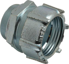 Thomas & Betts - 2" Trade, Malleable Iron Compression Straight Rigid/Intermediate (IMC) Conduit Connector - Noninsulated - Caliber Tooling