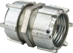 Thomas & Betts - 1-1/2" Trade, Malleable Iron Compression Rigid/Intermediate (IMC) Conduit Coupling - Noninsulated - Caliber Tooling