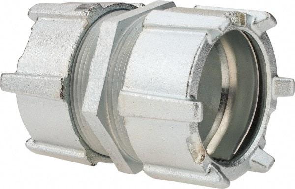 Thomas & Betts - 2-1/2" Trade, Malleable Iron Compression Rigid/Intermediate (IMC) Conduit Coupling - Noninsulated - Caliber Tooling