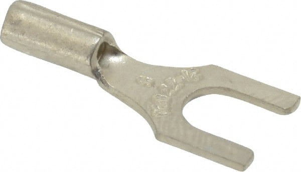 Thomas & Betts - #8 Stud, 22 to 16 AWG Compatible, Noninsulated, Crimp Connection, Standard Fork Terminal - Caliber Tooling