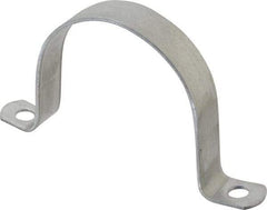 Thomas & Betts - 3-1/2 Pipe, Steel, Zinc Plated Pipe or Conduit Strap - 2 Mounting Holes - Caliber Tooling