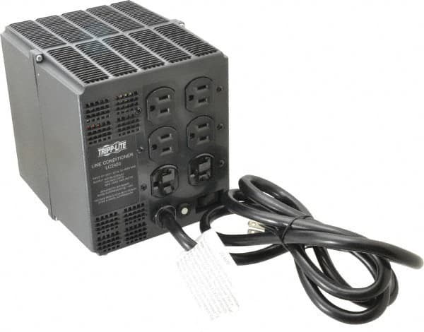 Tripp-Lite - 6 Outlets, 140 Volt Max Input, 2,400 VA, Portable Power Conditioner - 120 VAC Output, 6 Inch Wide x 7 Inch High x 9-1/2 Inch Deep - Caliber Tooling