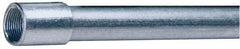 Made in USA - 1/2" Trade Size, 10' Long, Rigid Conduit - Steel, 1/2" ID - Caliber Tooling