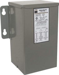 Sola/Hevi-Duty - 1 Phase, 240-480 Volt Input, 120/240 Volt Output, 60 Hz, 3 kVA, General Purpose Transformer - 4, 12, 3R, 4X NEMA Rating, 239°F Temp Rise, 10 Inch Wide x 7 Inch Deep x 12 Inch High, Indoor, Outdoor, Wall Mount - Caliber Tooling