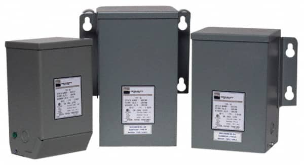 Sola/Hevi-Duty - 1 Phase, 120/208/240/277 Volt Input, 120/240 Volt Output, 60 Hz, 3 kVA, General Purpose Transformer - 4, 12, 3R, 4X NEMA Rating, 239°F Temp Rise, 10 Inch Wide x 7 Inch Deep x 12 Inch High, Indoor, Outdoor, Wall Mount - Caliber Tooling