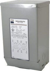 Sola/Hevi-Duty - 120/240 Input Volt, 12/24 Output Volt, 60 Hz, Buck Boost Transformer - 1 Phase, 6 Inch Wide x 5 Inch Deep x 10 Inch High, cULus Listed E77014 - Caliber Tooling