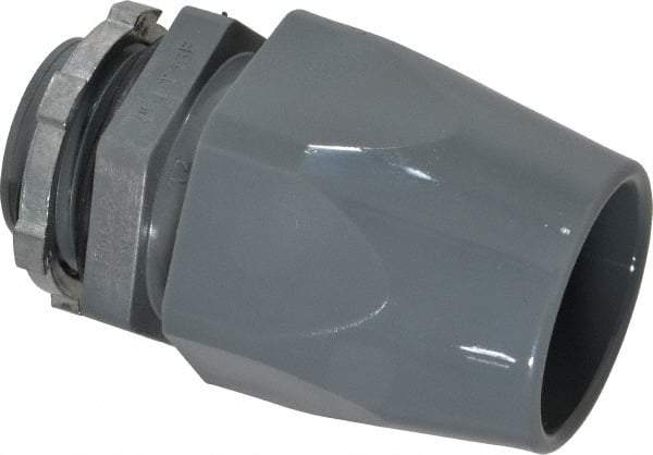 Thomas & Betts - 1" Trade, Thermoplastic Threaded Straight Liquidtight Conduit Connector - Insulated - Caliber Tooling