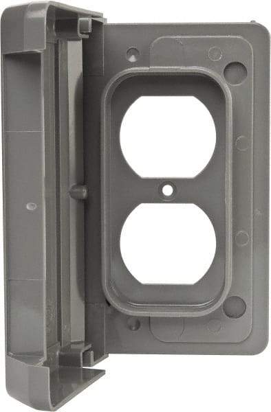 Thomas & Betts - Electrical Outlet Box Polycarbonate Duplex Receptacle Cover - Caliber Tooling