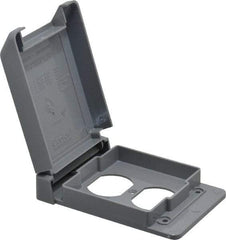 Thomas & Betts - Electrical Outlet Box Polycarbonate Duplex Receptacle Cover - Caliber Tooling