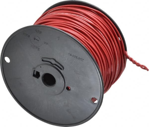 Southwire - 16 AWG, 26 Strand, Red Machine Tool Wire - PVC, Acid, Moisture and Oil Resistant, 500 Ft. Long - Caliber Tooling