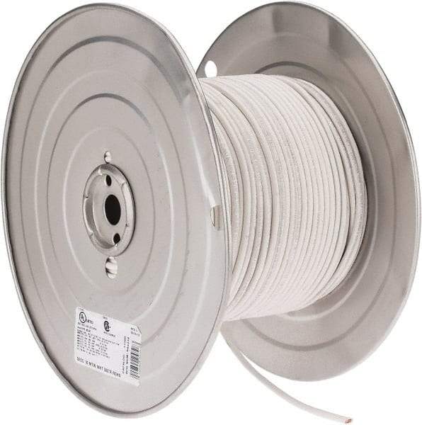 Southwire - 10 AWG, 105 Strand, White Machine Tool Wire - PVC, Acid, Moisture and Oil Resistant, 500 Ft. Long - Caliber Tooling