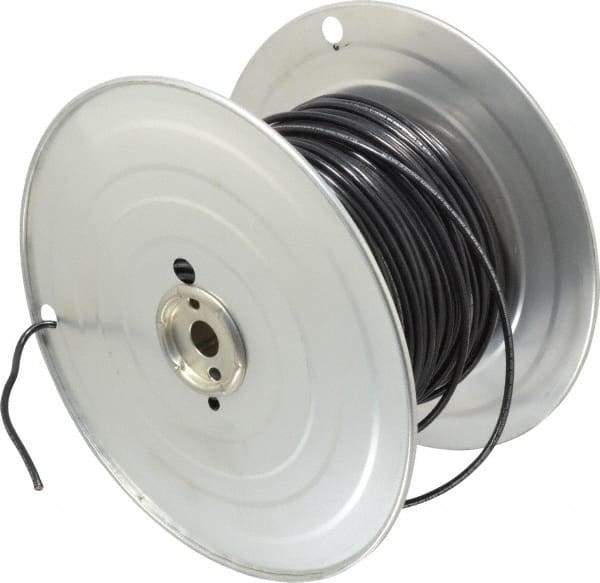 Southwire - 10 AWG, 105 Strand, Black Machine Tool Wire - PVC, Acid, Moisture and Oil Resistant, 500 Ft. Long - Caliber Tooling