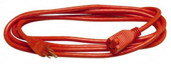 Southwire - 100', 14/3 Gauge/Conductors, Orange Indoor & Outdoor Extension Cord - 1 Receptacle, 13 Amps, 125 VAC, UL SJTOW, NEMA 5-15P, 5-15R - Caliber Tooling