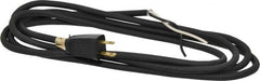 Southwire - 9', 16/2 Gauge/Conductors, Black Outdoor Replacement Cord - 1 Receptacle, 13 Amps, 125 VAC, UL SJEOOW, NEMA 1-15P - Caliber Tooling