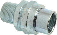 Thomas & Betts - 1" Trade, Steel Threaded Straight Rigid/Intermediate (IMC) Conduit Male Union - Noninsulated - Caliber Tooling