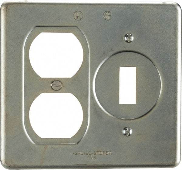 Thomas & Betts - Electrical Outlet Box Steel Device Cover - Caliber Tooling