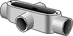 Hubbell Killark - Form 85, X Body, 2" Trade, IMC, Rigid Aluminum Conduit Body - Oval, 11-5/8" OAL, 70 cc Capacity, Hazardous & Wet Locations - Caliber Tooling