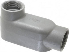 Hubbell Killark - Form 7, LB Body, 2" Trade, IMC, Rigid Iron Conduit Body - Oval, 8-1/4" OAL, 48 cc Capacity, Gray, Hazardous & Wet Locations - Caliber Tooling