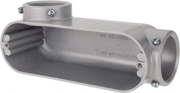 Hubbell Killark - LL Body, 2" Trade, EMT Aluminum Conduit Body - Oval, 9-7/32" OAL, Dry Locations - Caliber Tooling