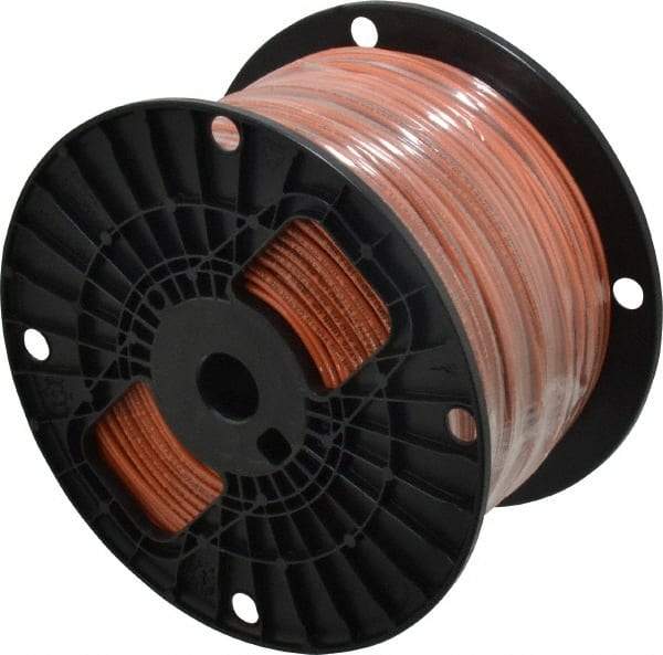 Southwire - THHN/THWN, 14 AWG, 15 Amp, 500' Long, Solid Core, 1 Strand Building Wire - Orange, Thermoplastic Insulation - Caliber Tooling