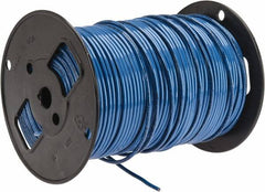 Southwire - THHN/THWN, 10 AWG, 30 Amp, 500' Long, Solid Core, 1 Strand Building Wire - Blue, Thermoplastic Insulation - Caliber Tooling