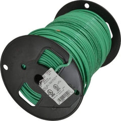 Southwire - THHN/THWN, 10 AWG, 30 Amp, 500' Long, Solid Core, 1 Strand Building Wire - Green, Thermoplastic Insulation - Caliber Tooling