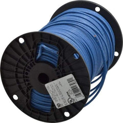 Southwire - THHN/THWN, 10 AWG, 30 Amp, 500' Long, Stranded Core, 19 Strand Building Wire - Blue, Thermoplastic Insulation - Caliber Tooling