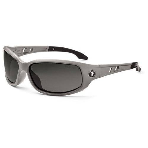 Valkyrie Smoke Lens Matte Gray Safety Glasses - Caliber Tooling