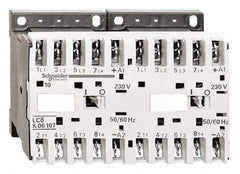 Schneider Electric - 3 Pole, 24 Coil VAC at 50/60 Hz, 16 Amp at 690 VAC, 20 Amp at 440 VAC and 9 Amp at 440 VAC, Reversible IEC Contactor - BS 5424, CSA, IEC 60947, NF C 63-110, RoHS Compliant, UL Listed, VDE 0660 - Caliber Tooling