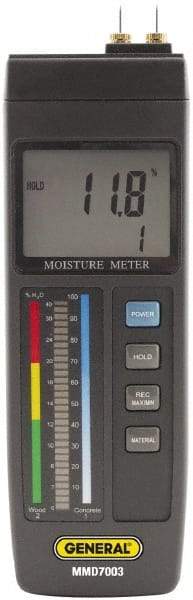 General - Moisture Analyzer - LED Display, Accurate to ±1.5% - Caliber Tooling