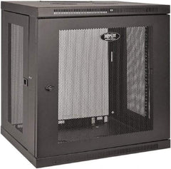 Tripp-Lite - 23-1/2" Overall Width x 12" Rack Height x 17-1/2" Overall Depth Data Cable Enclosure - 200 Lb Capacity, Black - Caliber Tooling