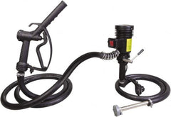 PRO-LUBE - 9.25 GPM, 3/4" Hose Diam, Pump - Stainless Steel Pump, 3/4" Inlet, 3/4" Outlet, 12 Volts, 9.84' Hose Length - Caliber Tooling