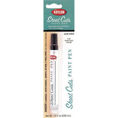 Krylon - 0.33 oz Black Gloss Finish Paint Pen - Pen, Direct to Metal, 565 gL VOC Compliance - Caliber Tooling