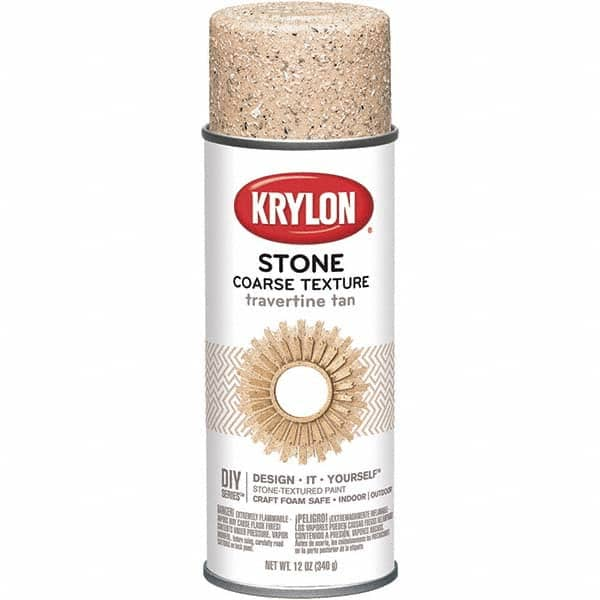 Krylon - Travertine Tan, Textured, Craft Paint Spray Paint - 12 oz Container - Caliber Tooling