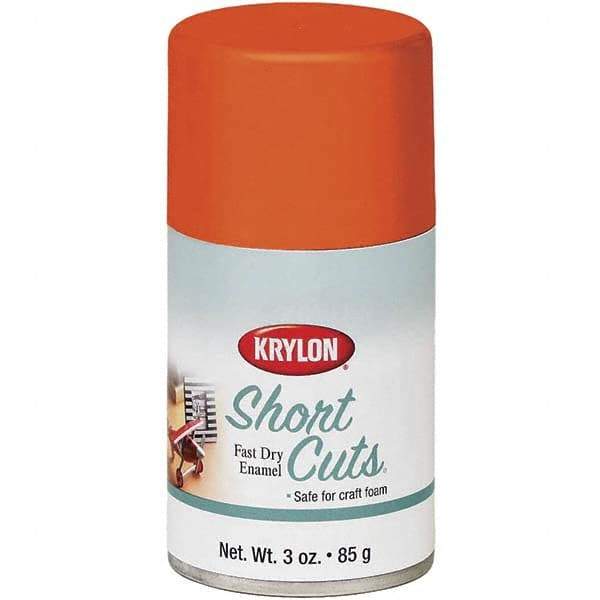 Krylon - Glow Orange, Gloss, Enamel Spray Paint - 3 oz Container - Caliber Tooling