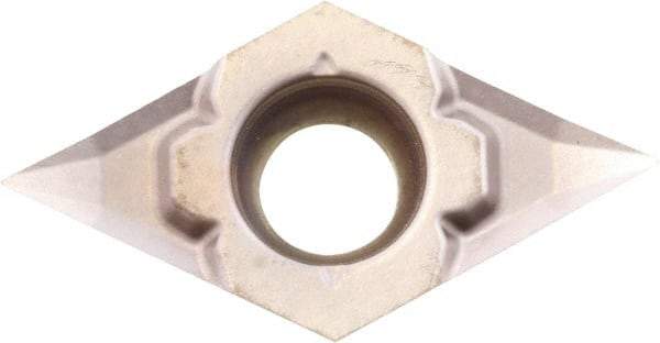 Kyocera - DCGT21.50.2 CK Grade PR930 Carbide Turning Insert - TiCN Finish, 55° Diamond, 1/4" Inscr Circle, 3/32" Thick, 0.004" Corner Radius - Caliber Tooling