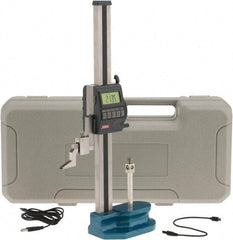 SPI - 12" Electronic Height Gage - 0.0005" Resolution, Accurate to 0.001", LCD Display, USB Data Output - Caliber Tooling