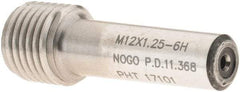 SPI - M12x1.25, Class 6H, Single End Plug Thread No Go Gage - Handle Not Included - Caliber Tooling