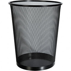 Universal One - Black Wastebasket - Use with Office Supplies - Caliber Tooling